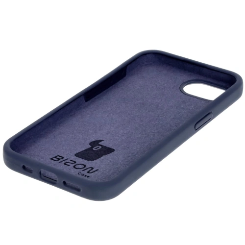 Silikonowe etui Bizon Soft Case do Apple iPhone 16e ciemnoniebieskie