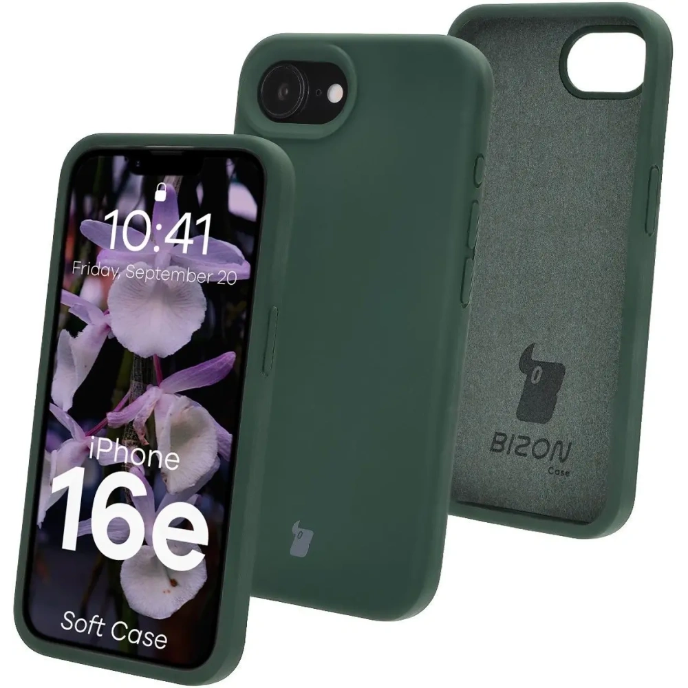 Hurtownia GSM - Bizon Soft Case Apple iPhone 16e dunkelgrün - BIZ9597 - {ean13} - Hurt