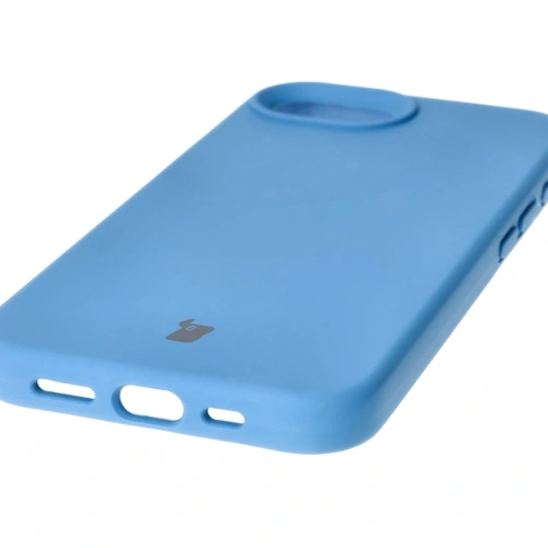 Silikonowe etui Bizon Soft Case do Apple iPhone 16e niebieskie