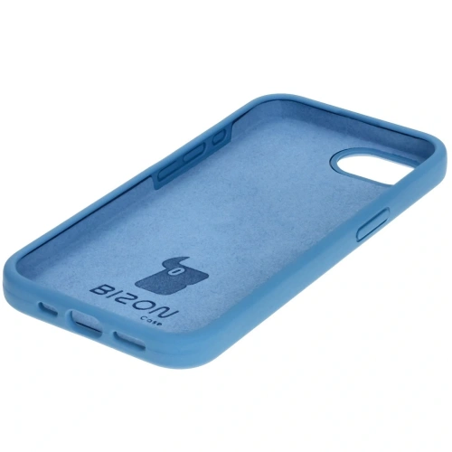 Silikonowe etui Bizon Soft Case do Apple iPhone 16e niebieskie