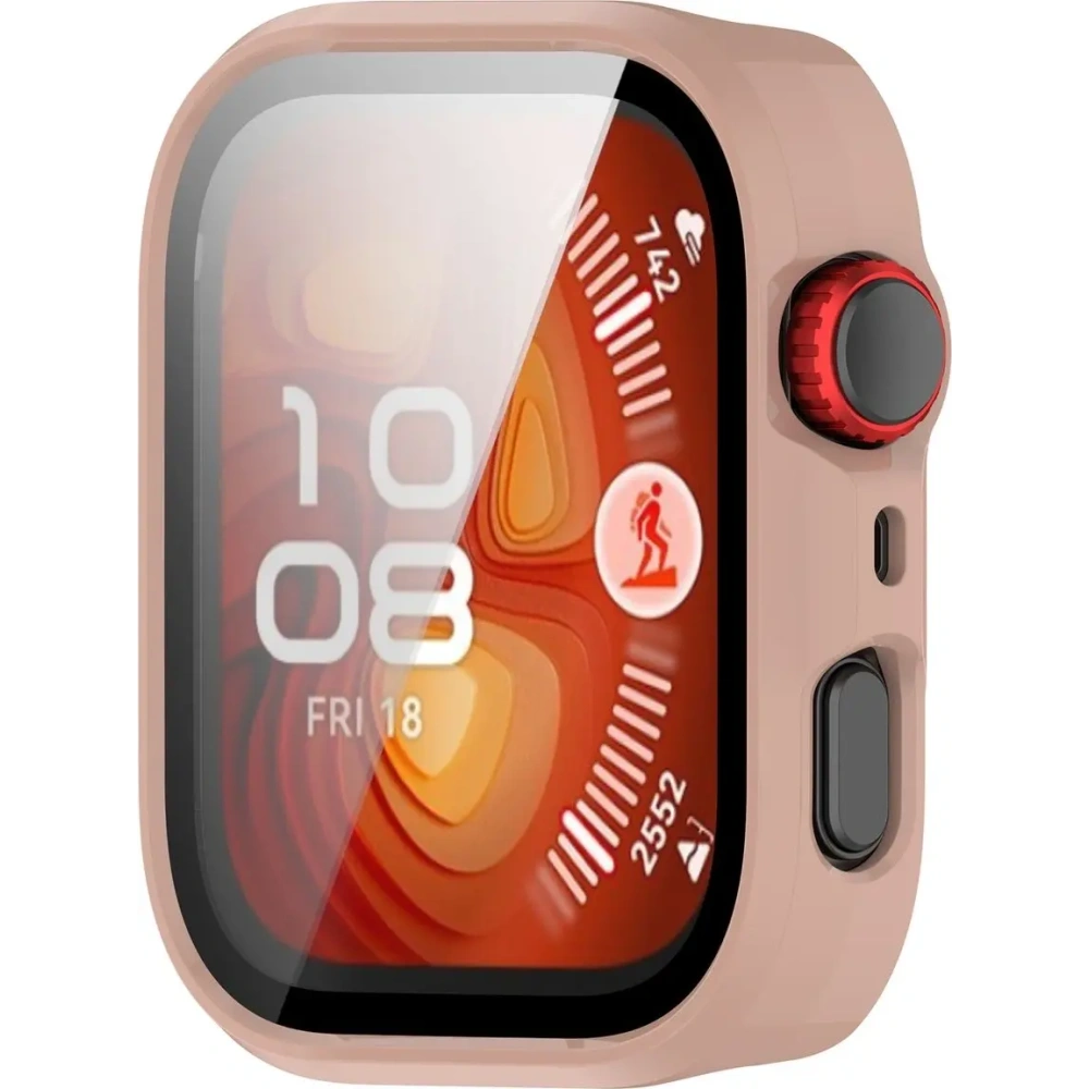 Hurtownia GSM - Bizon Case+Glass Hodinky Huawei Watch Fit 4 Pro růžové - BIZ9599 - {ean13} - Hurt