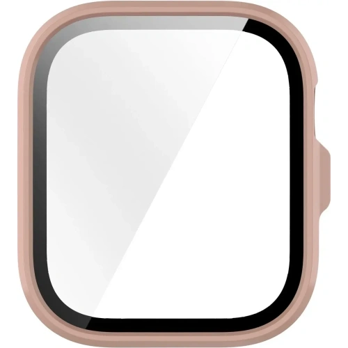 Etui ze szkłem do zegarka Bizon Case+Glass Watch do Huawei Watch Fit 4 Pro różowe