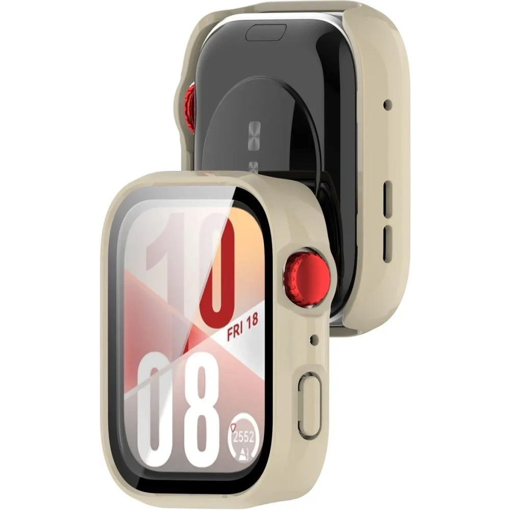 Hurtownia GSM - Bizon Case+Skleněný kryt pro hodinky Huawei Watch Fit 4 béžový - BIZ9600 - {ean13} - Hurt