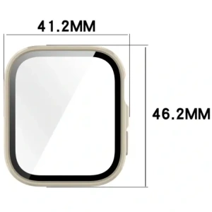 Hurtownia GSM - Etui ze szkłem do zegarka Bizon Case+Glass Watch do Huawei Watch Fit 4 beżowe - BIZ9600 - {ean13} - Hurt