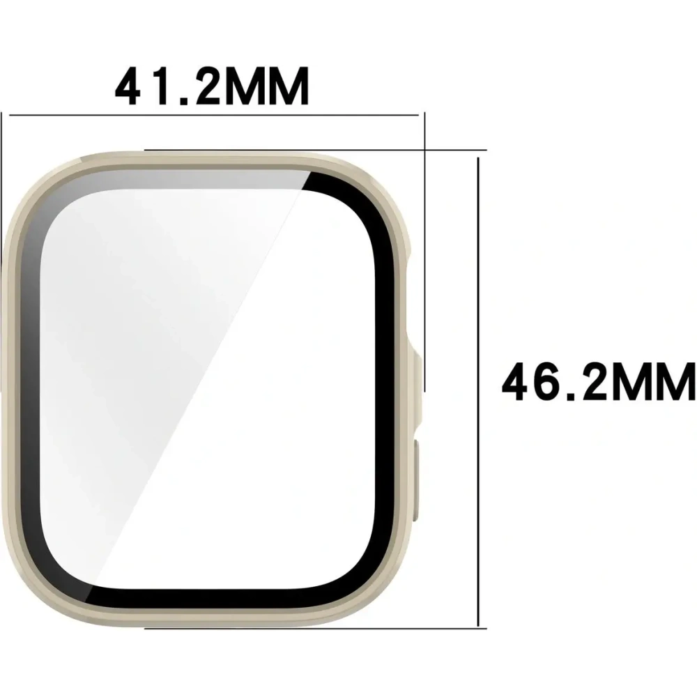 Hurtownia GSM - Bizon Case+Skleněný kryt pro hodinky Huawei Watch Fit 4 béžový - BIZ9600 - {ean13} - Hurt