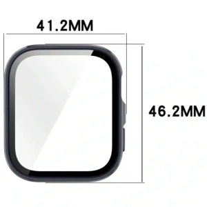 Hurtownia GSM - Etui ze szkłem do zegarka Bizon Case+Glass Watch do Huawei Watch Fit 4 niebieskie - BIZ9601 - {ean13} - Hurt