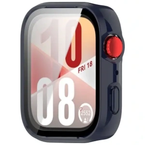 Hurtownia GSM - Etui ze szkłem do zegarka Bizon Case+Glass Watch do Huawei Watch Fit 4 niebieskie - BIZ9601 - {ean13} - Hurt