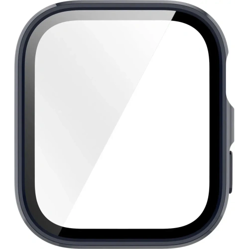 Etui ze szkłem do zegarka Bizon Case+Glass Watch do Huawei Watch Fit 4 niebieskie