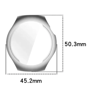 Hurtownia GSM - Etui z osłoną ekranu Bizon Case Watch Felipe do Huawei Watch 5 42mm srebrne - BIZ9604 - {ean13} - Hurt
