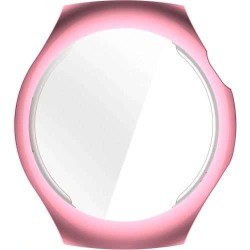 Etui z osłoną ekranu Bizon Case Watch Felipe do Huawei Watch 5 42mm różowe