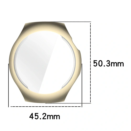 Etui z osłoną ekranu Bizon Case Watch Felipe do Huawei Watch 5 42mm złote