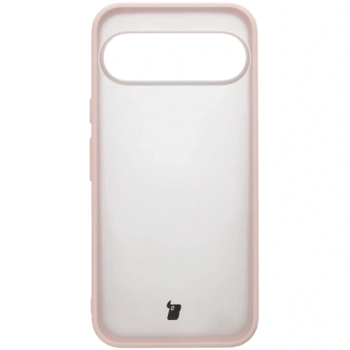 Etui Bizon Case Angelo do Google Pixel 10 Pro XL półprzezroczyste z różową ramką