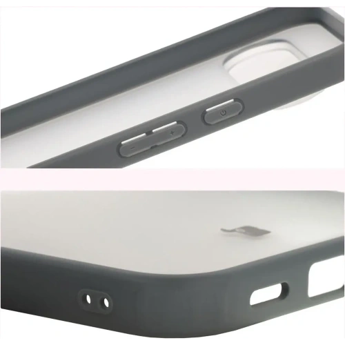 Etui Bizon Case Angelo do Google Pixel 10 Pro XL półprzezroczyste z szarą ramką