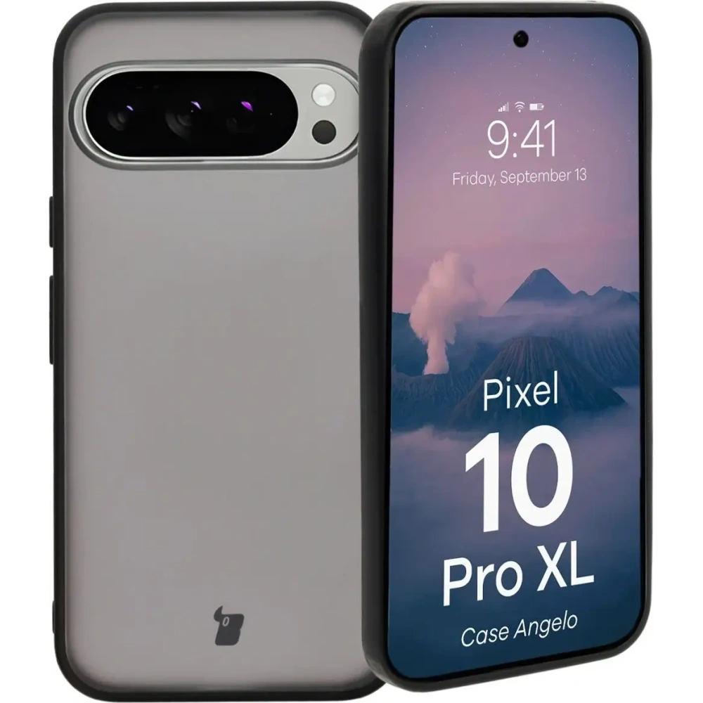 Hurtownia GSM - Etui Bizon Case Angelo do Google Pixel 10 Pro XL przydymione z czarną ramką - BIZ9611 - {ean13} - Hurt
