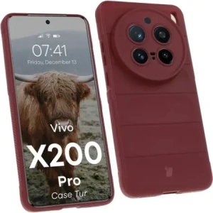 Hurtownia GSM - Pancerne etui Bizon Case Tur do Vivo X200 Pro burgundowe - BIZ9612 - {ean13} - Hurt