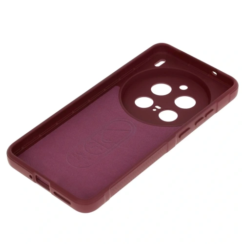 Pancerne etui Bizon Case Tur do Vivo X200 Pro burgundowe