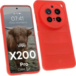 Hurtownia GSM - Pancerne etui Bizon Case Tur do Vivo X200 Pro czerwone - BIZ9613 - {ean13} - Hurt