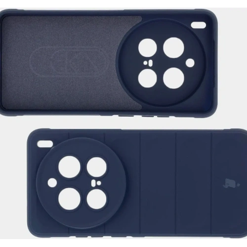 Pancerne etui Bizon Case Tur do Vivo X200 Pro granatowe