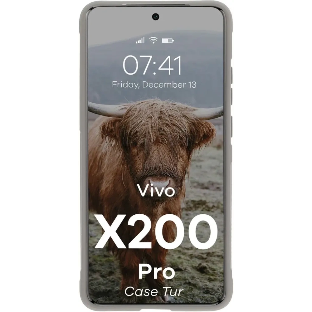 Hurtownia GSM - Pancerne etui Bizon Case Tur do Vivo X200 Pro jasnoszare - BIZ9616 - {ean13} - Hurt
