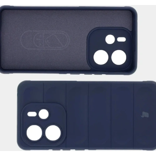 Pancerne etui Bizon Case Tur do Xiaomi Redmi Note 14 4G granatowe