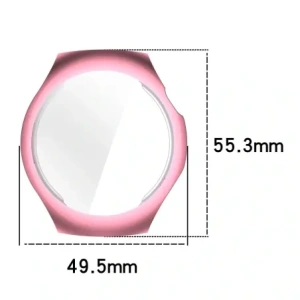 Hurtownia GSM - Etui z osłoną ekranu Bizon Case Watch Felipe do Huawei Watch 5 46mm różowe - BIZ9622 - {ean13} - Hurt