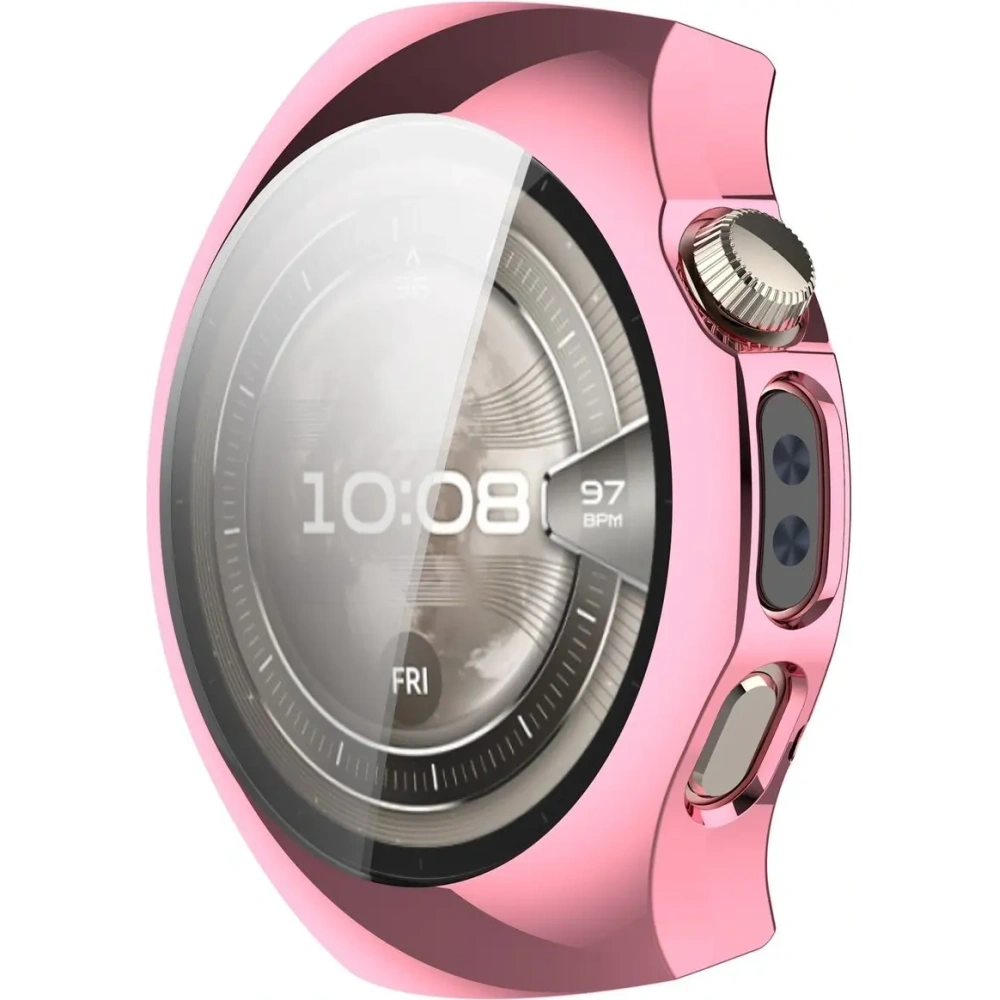 Hurtownia GSM - Etui z osłoną ekranu Bizon Case Watch Felipe do Huawei Watch 5 46mm różowe - BIZ9622 - {ean13} - Hurt