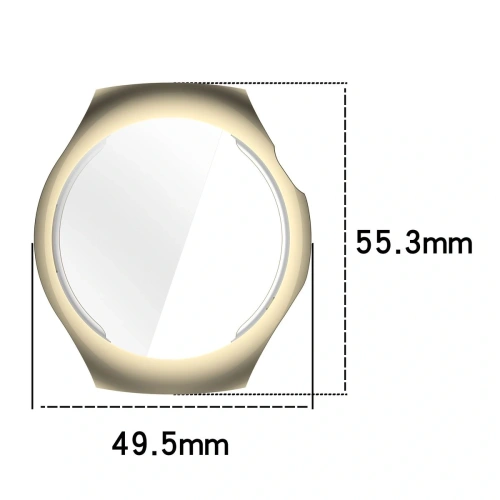 Etui z osłoną ekranu Bizon Case Watch Felipe do Huawei Watch 5 46mm złote