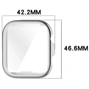 Hurtownia GSM - Etui z osłoną ekranu Bizon Case Watch Felipe do Huawei Watch Fit 4 Pro srebrne - BIZ9626 - {ean13} - Hurt