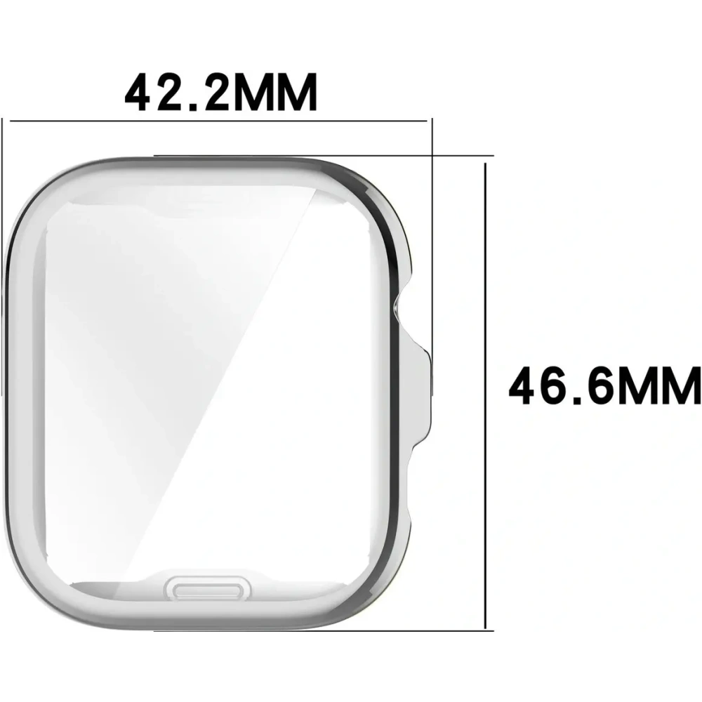 Hurtownia GSM - Etui z osłoną ekranu Bizon Case Watch Felipe do Huawei Watch Fit 4 Pro srebrne - BIZ9626 - {ean13} - Hurt