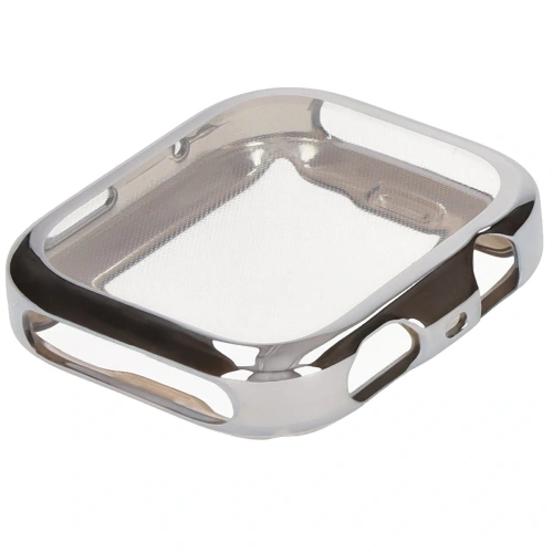 Etui z osłoną ekranu Bizon Case Watch Felipe do Huawei Watch Fit 4 Pro srebrne