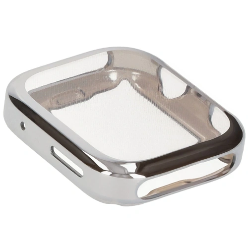 Etui z osłoną ekranu Bizon Case Watch Felipe do Huawei Watch Fit 4 Pro srebrne