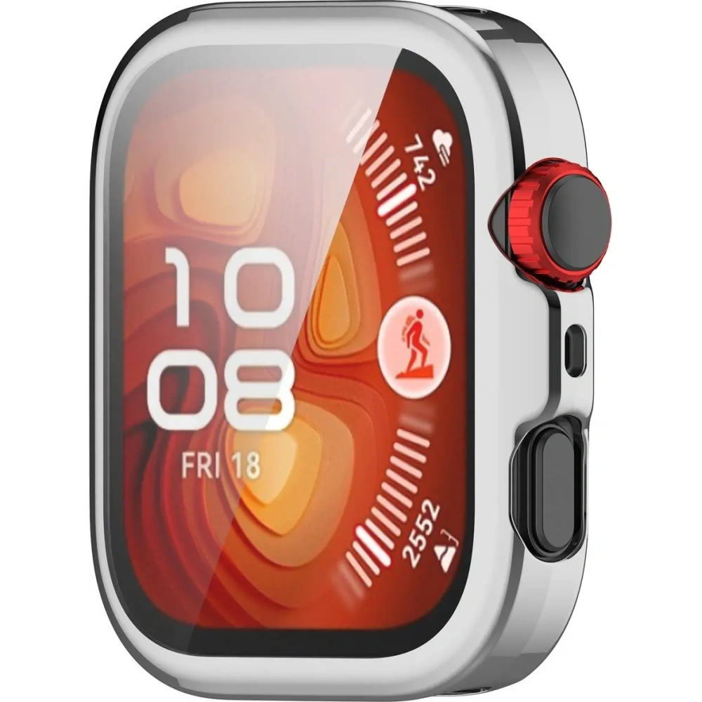 Hurtownia GSM - Etui z osłoną ekranu Bizon Case Watch Felipe do Huawei Watch Fit 4 Pro srebrne - BIZ9626 - {ean13} - Hurt