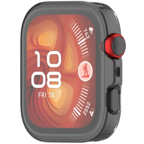 Etui z osłoną ekranu Bizon Case Watch Felipe do Huawei Watch Fit 4 Pro przeźroczyste