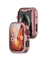 Etui z osłoną ekranu Bizon Case Watch Felipe do Huawei Watch Fit 4 Pro różowe