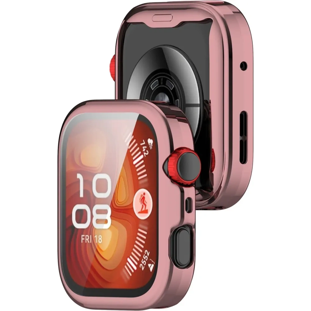 Hurtownia GSM - Etui z osłoną ekranu Bizon Case Watch Felipe do Huawei Watch Fit 4 Pro różowe - BIZ9629 - {ean13} - Hurt