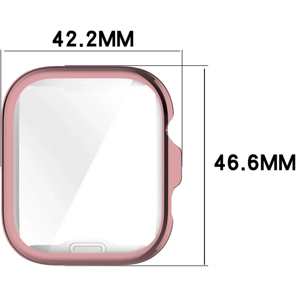 Hurtownia GSM - Etui z osłoną ekranu Bizon Case Watch Felipe do Huawei Watch Fit 4 Pro różowe - BIZ9629 - {ean13} - Hurt