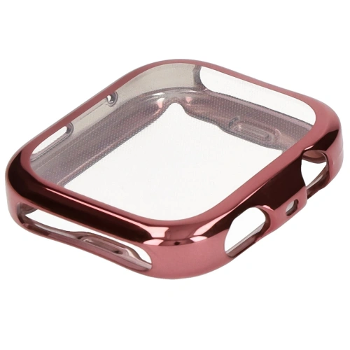 Etui z osłoną ekranu Bizon Case Watch Felipe do Huawei Watch Fit 4 Pro różowe