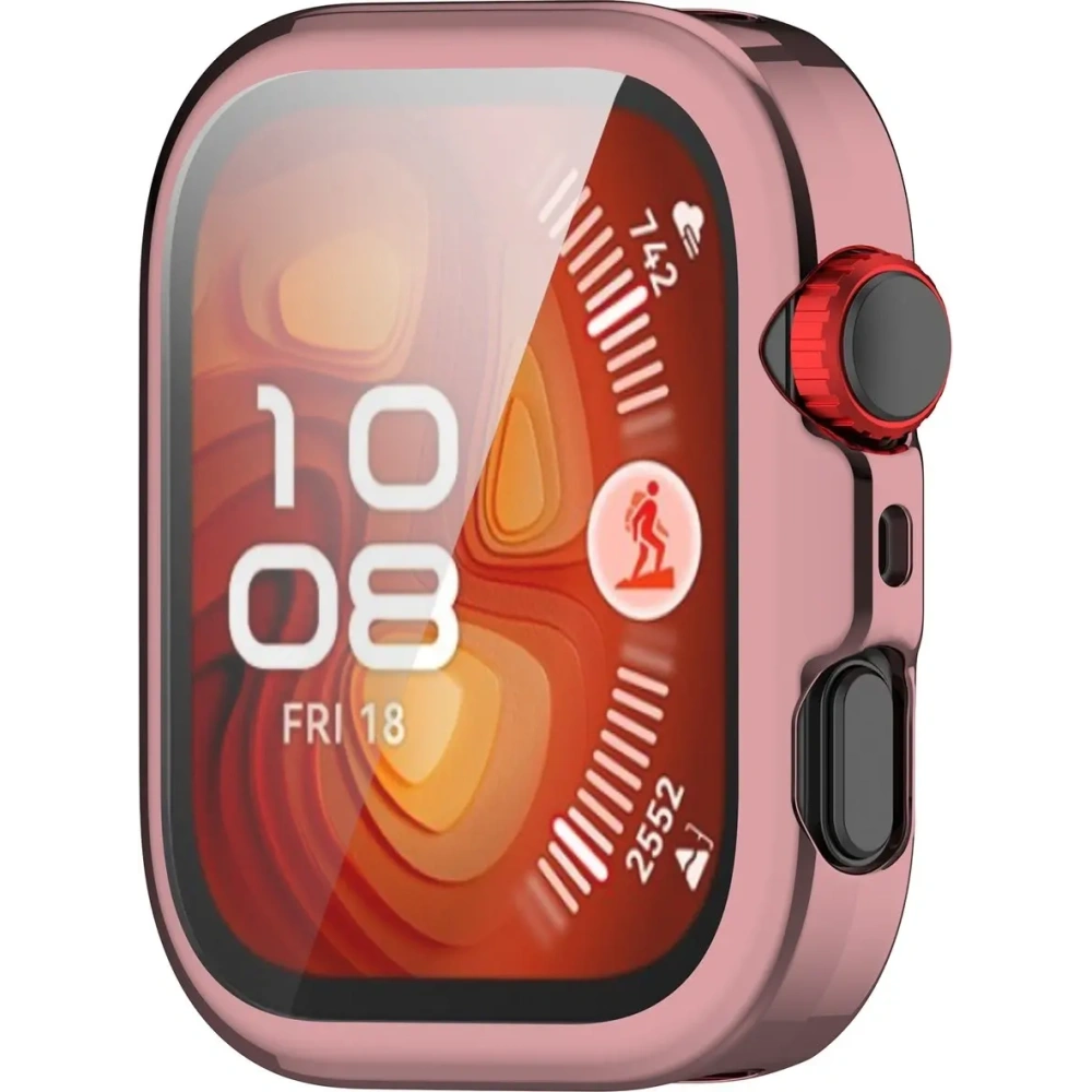 Hurtownia GSM - Etui z osłoną ekranu Bizon Case Watch Felipe do Huawei Watch Fit 4 Pro różowe - BIZ9629 - {ean13} - Hurt
