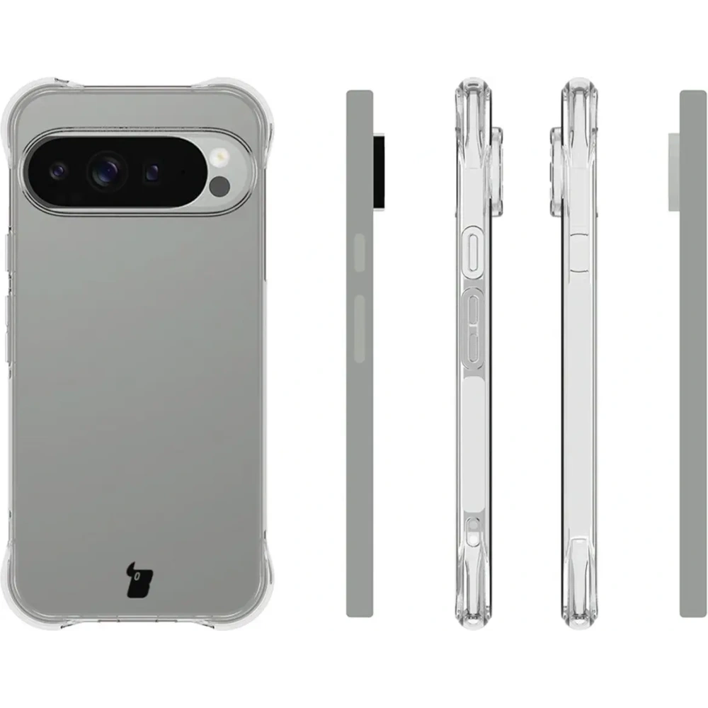 Hurtownia GSM - Elastyczne etui Bizon Case Salpa do Google Pixel 10 Pro XL przezroczyste - BIZ9630 - {ean13} - Hurt
