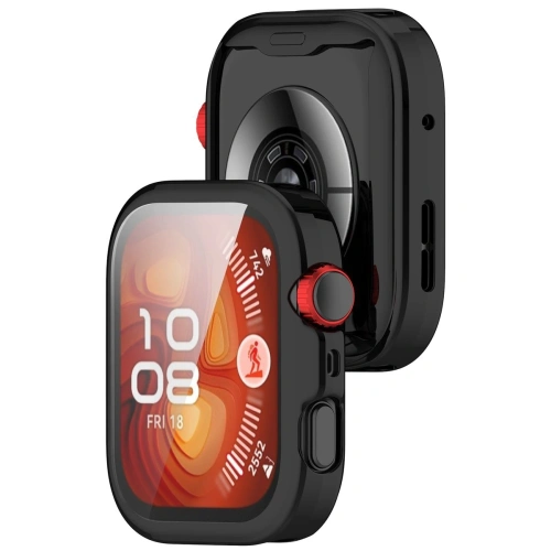 Etui z osłoną ekranu Bizon Case Watch Felipe do Huawei Watch Fit 4 Pro czarne