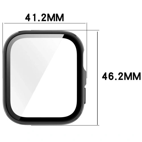 Etui z osłoną ekranu Bizon Case Watch Felipe do Huawei Watch Fit 4 Pro czarne