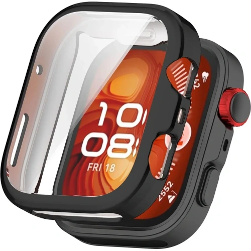 Etui z osłoną ekranu Bizon Case Watch Felipe do Huawei Watch Fit 4 Pro czarne