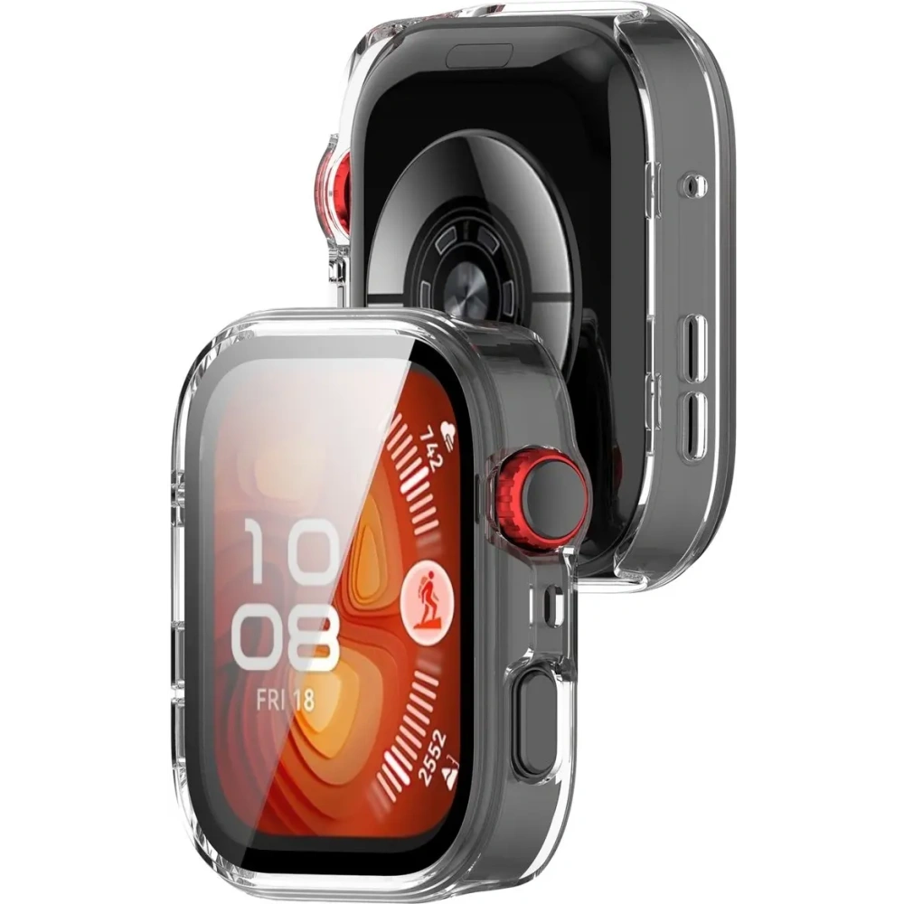 Hurtownia GSM - Etui ze szkłem do zegarka Bizon Case+Glass Watch do Huawei Watch Fit 4 Pro przeźroczyste - BIZ9632 - {ean13} - Hurt