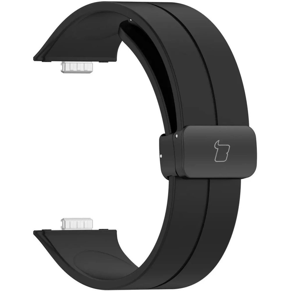 Hurtownia GSM - Silikonowy pasek Bizon Strap Watch Silicone L do Huawei Watch Fit 4 Pro / Fit 4 / Fit 3 czarny - BIZ9633 - {ean13} - Hurt