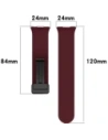 Hurtownia GSM - Silikonowy pasek Bizon Strap Watch Silicone L do Huawei Watch Fit 4 Pro / Fit 4 / Fit 3 burgundowy - BIZ9634 - {ean13} - Hurt