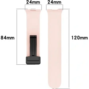 Hurtownia GSM - Silikonowy pasek Bizon Strap Watch Silicone L do Huawei Watch Fit 4 Pro / Fit 4 / Fit 3 różowy - BIZ9635 - {ean13} - Hurt