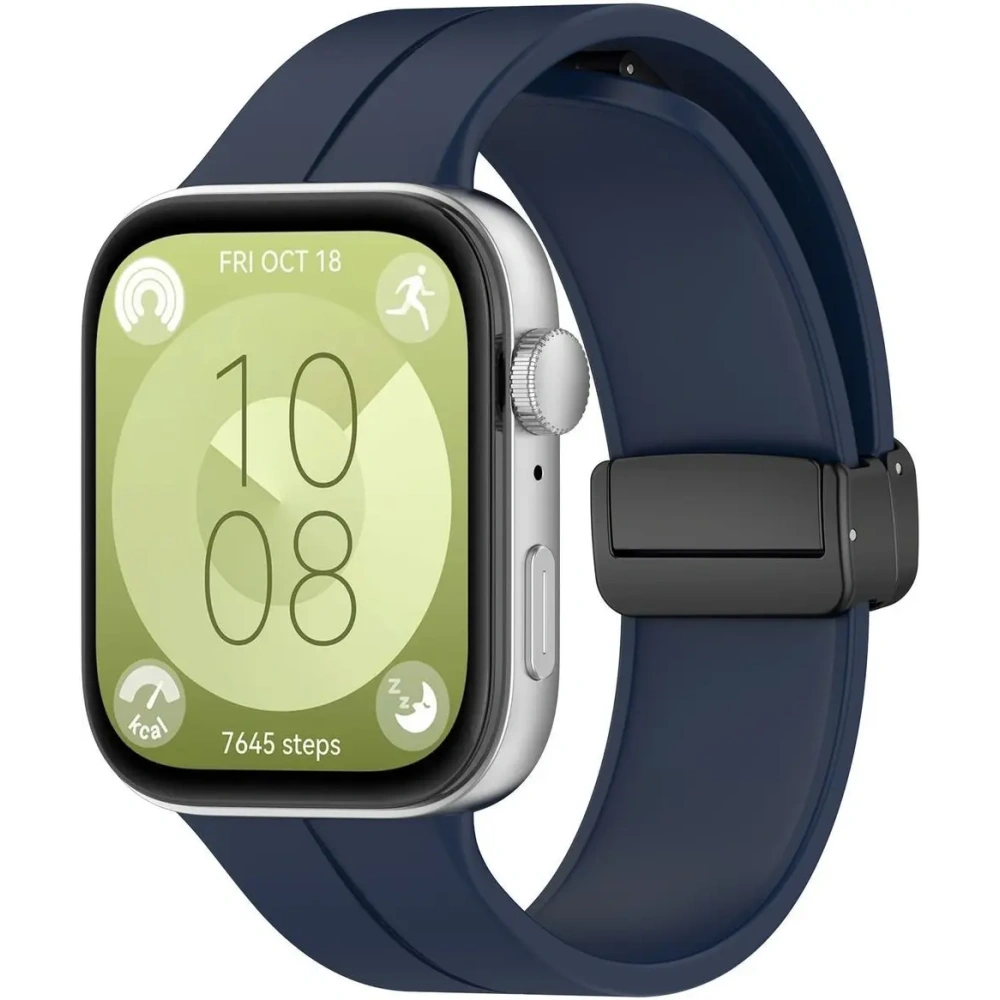 Hurtownia GSM - Bizon náramkové hodinky silikonové L Huawei Watch Fit 4 Pro / Fit 4 / Fit 3 námořnická modrá - BIZ9636 - {ean13} - Hurt