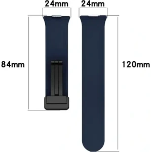 Hurtownia GSM - Silikonowy pasek Bizon Strap Watch Silicone L do Huawei Watch Fit 4 Pro / Fit 4 / Fit 3 granatowy - BIZ9636 - {ean13} - Hurt