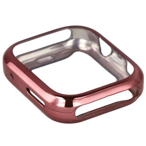 Etui z osłoną ekranu Bizon Case Watch Felipe do Huawei Watch Fit 4 różowe