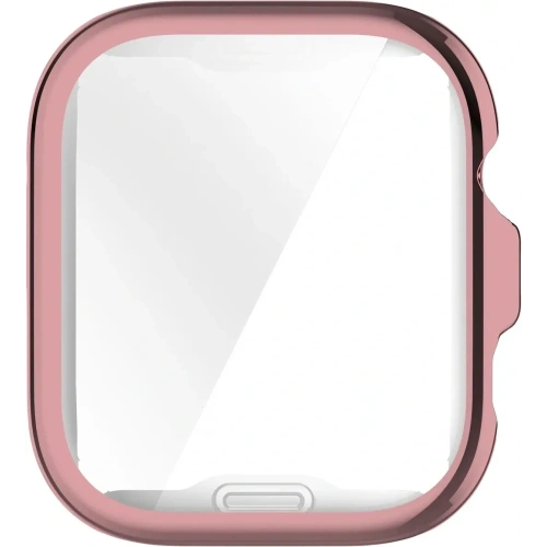 Etui z osłoną ekranu Bizon Case Watch Felipe do Huawei Watch Fit 4 różowe